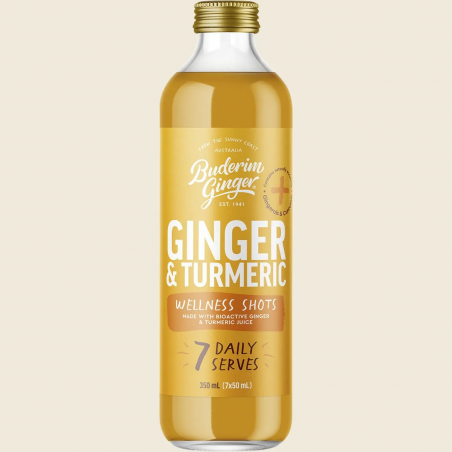 Buderim Ginger & Turmeric Wellness Shots 350 ml
