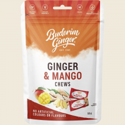 Buderim Ginger & mango Chews