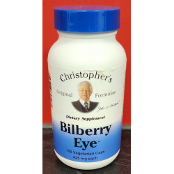 Christopher's Bilberry Eye, 425 mg, 100 Vegetarian Caps