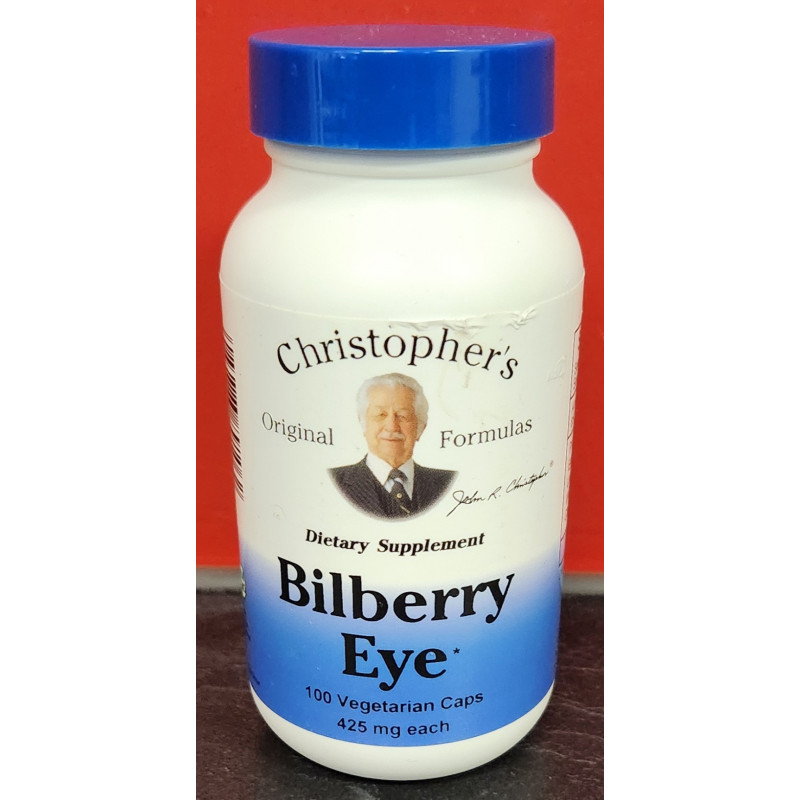 Christopher's Bilberry Eye, 425 mg, 100 Vegetarian Caps