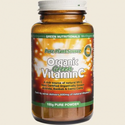 Organic Green Vitamin C Powder 600mg 100g