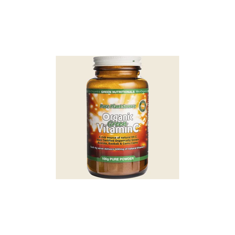 Organic Green Vitamin C Powder 600mg 100g