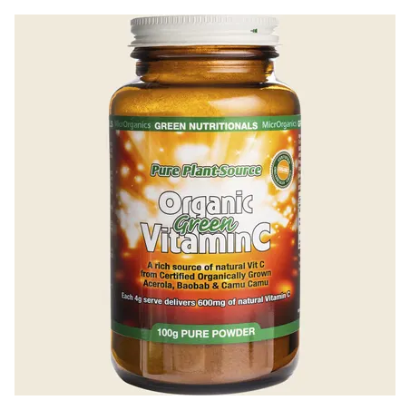 Organic Green Vitamin C Powder 600mg 100g