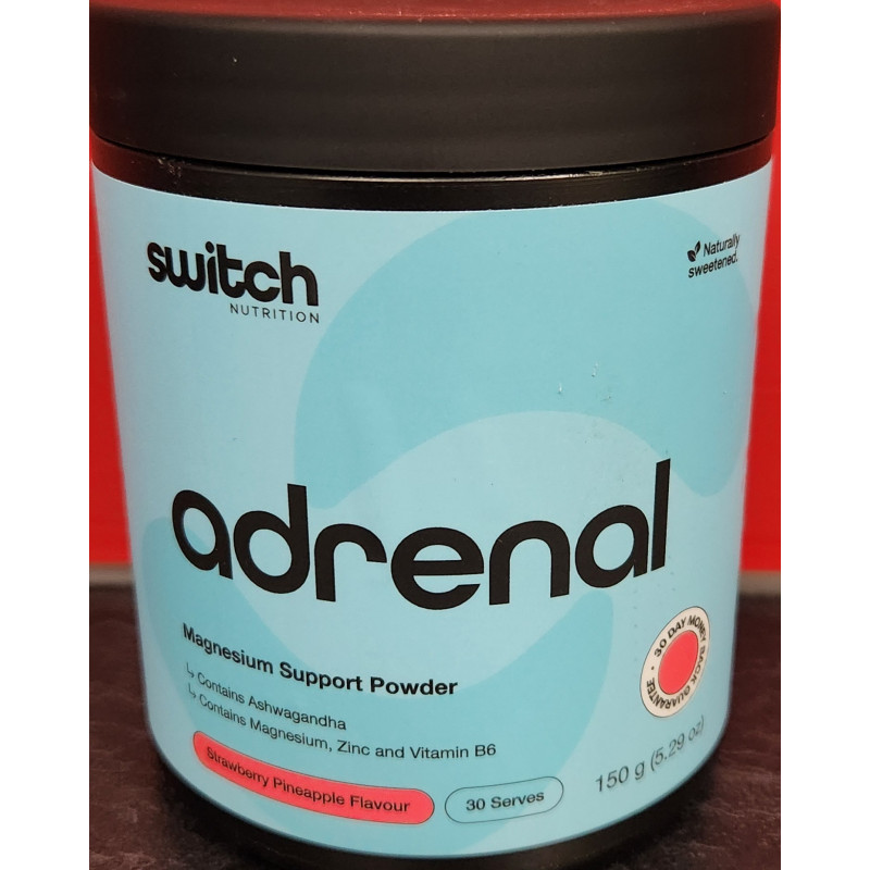 Switch Adrenal magnesium Support Powder Strawberry Pineapple 150gm