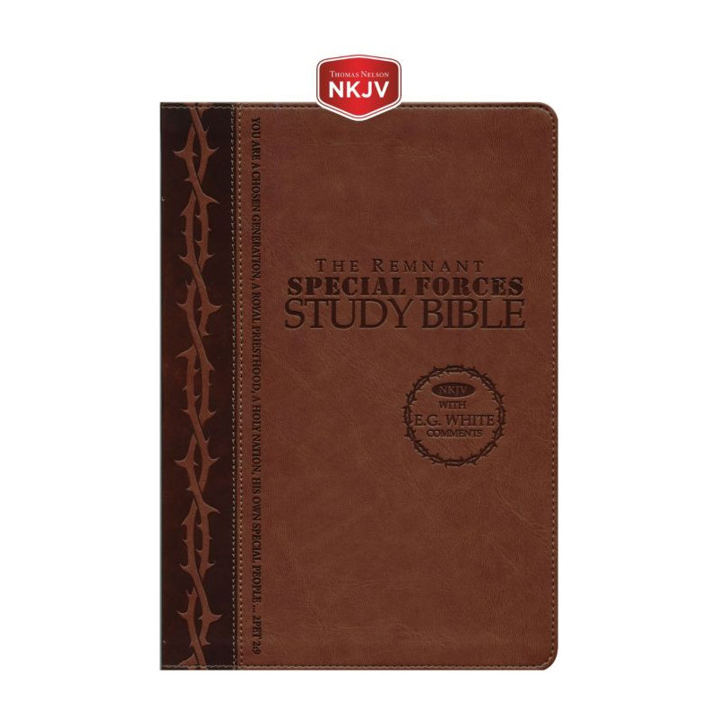 The Remnant Study Bible (KJV + E.G. White) Special Forces Brown