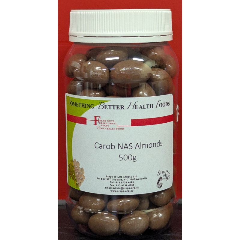 Carob NAS Almonds 500gm