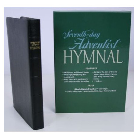 Seventh-day Adventist Hymnal - Bonded Leather: Black