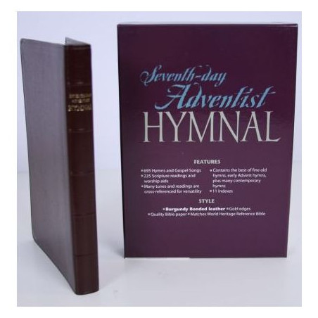 Seventh-day Adventist Hymnal - Bonded Leather: Burgundy