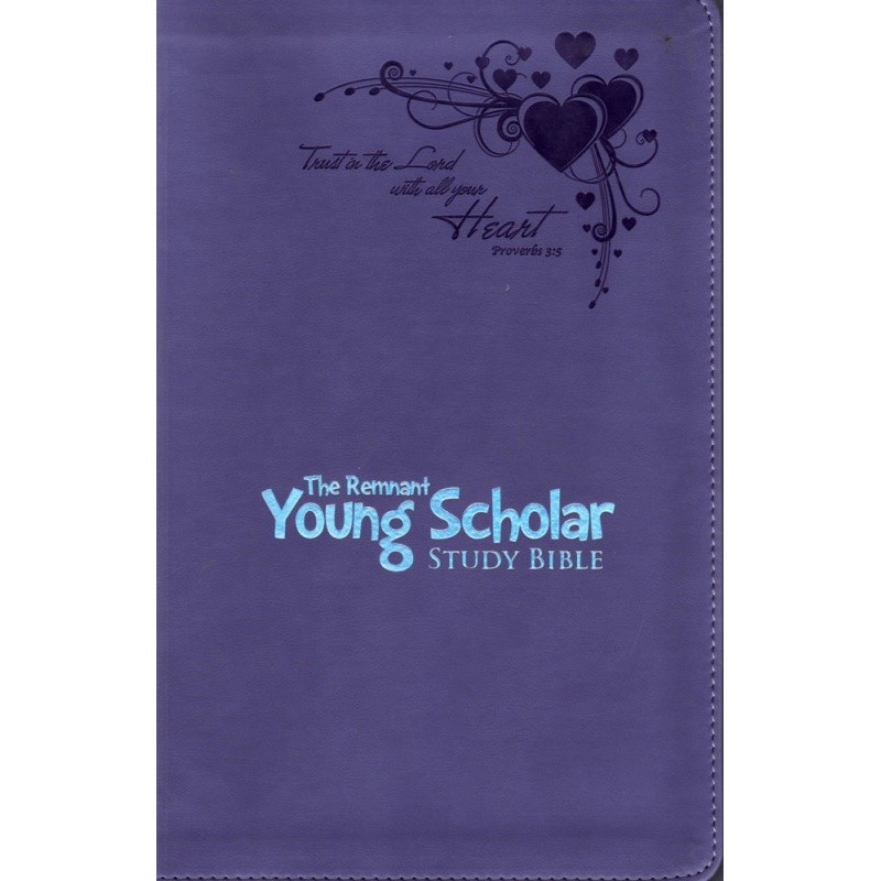 NKJV Remnant Young Scholar Bible (Leather Soft Lavender)