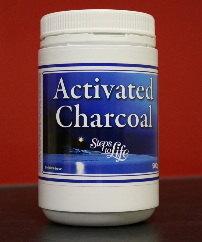 Activated Charcoal Powder 500g - Steps to Life Australia