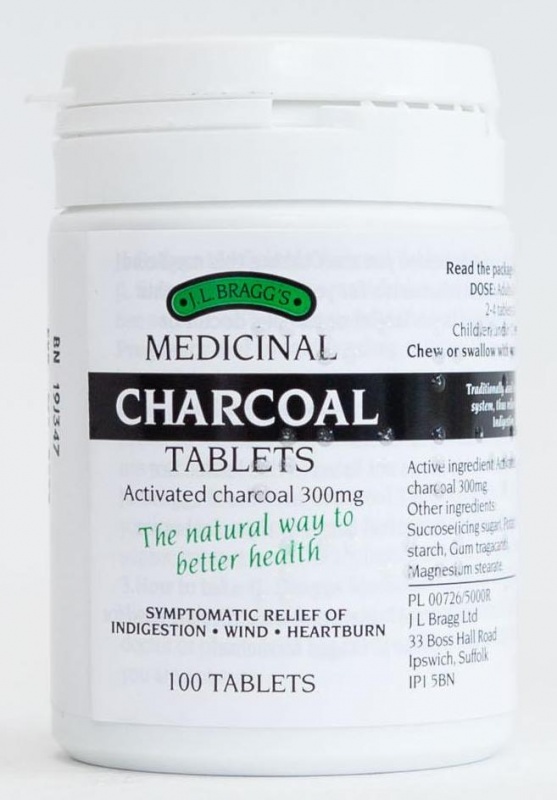 J.L. Bragg’s Charcoal (100 Tablets) Steps to Life Australia
