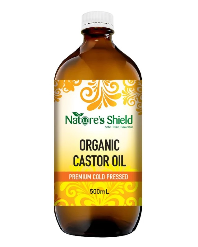  Nature’s Shield Cold Pressed Organic Castor Oil 500ml