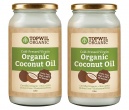 Bulk 2x 1 Litre Cold Pressed Organic Virgin Coconut Oil in Glass