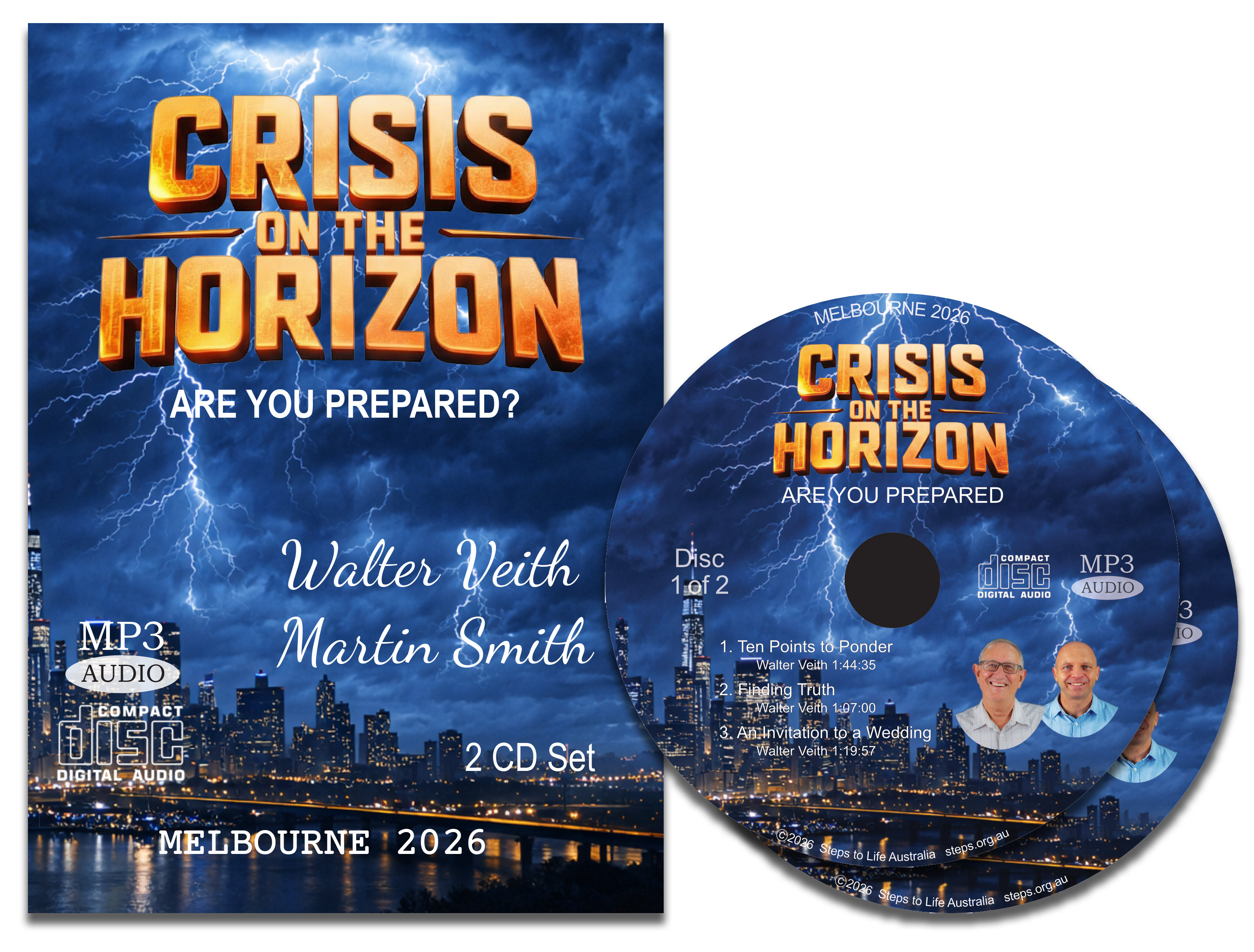 Crisis on the Horizon, 2 MP3 Discs