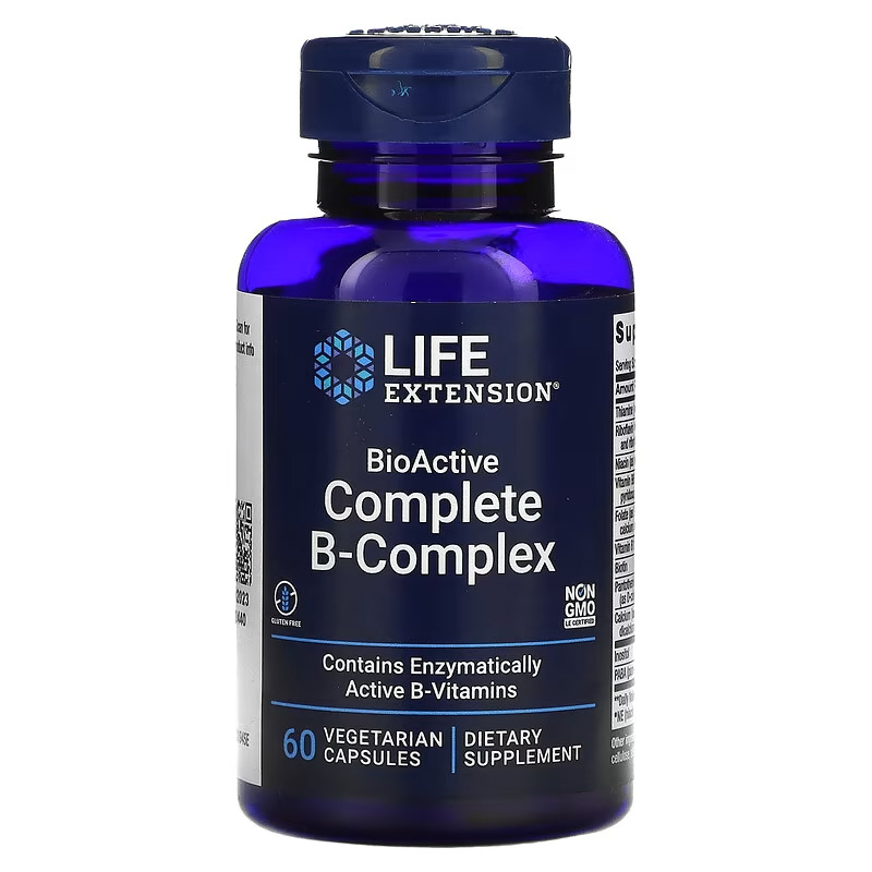 Life Extension, BioActive Complete B-Complex 60 caps
