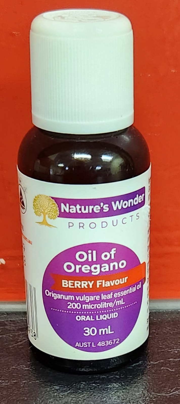 Oil of Oregano Berry Flavour, 30 ml