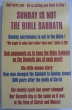 Sunday is Not the Bible Sabbath