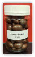 Carob NAS Almonds 250gm