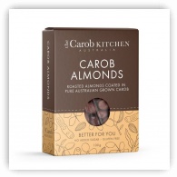 Carob kitchen - Coated Carob Almonds Box 100gm