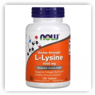 Double Strength L-Lysine, 1,000 mg, 100 Tablets