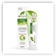 Dr Organic Toothpaste (Whitening) Organic Aloe Vera 100ml