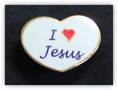 I Love Jesus Badge