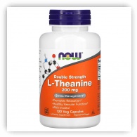 L-Theanine Double Strength Veg Caps 200mg  120 capsules