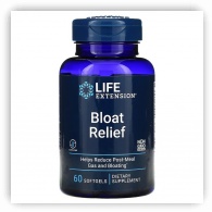 Life Extension Bloat Relief, 60 Softgels, 110gm