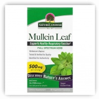 Natures Answer Mullein Leaf 500mg 90 Capsules