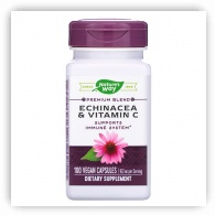 Natures Way, Echinacea & Vitamin C 100 Vegan Capsules