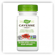 Nature's Way, Cayenne Fruit, 40,000 SHU/g, 100 caps