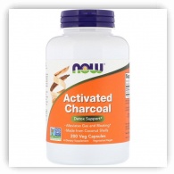 Now Foods Activated Charcoal 200 Capsules