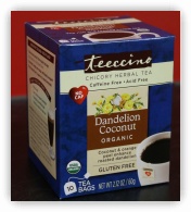 Teeccino Dandelion Coconut Tea Bags