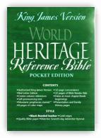 Pocket Edition Heritage Reference KJV Bible
